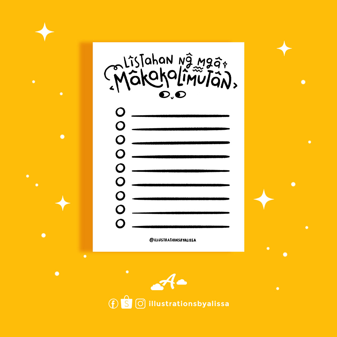 Anti-Procrastination Notepads (Filipino Merch)
