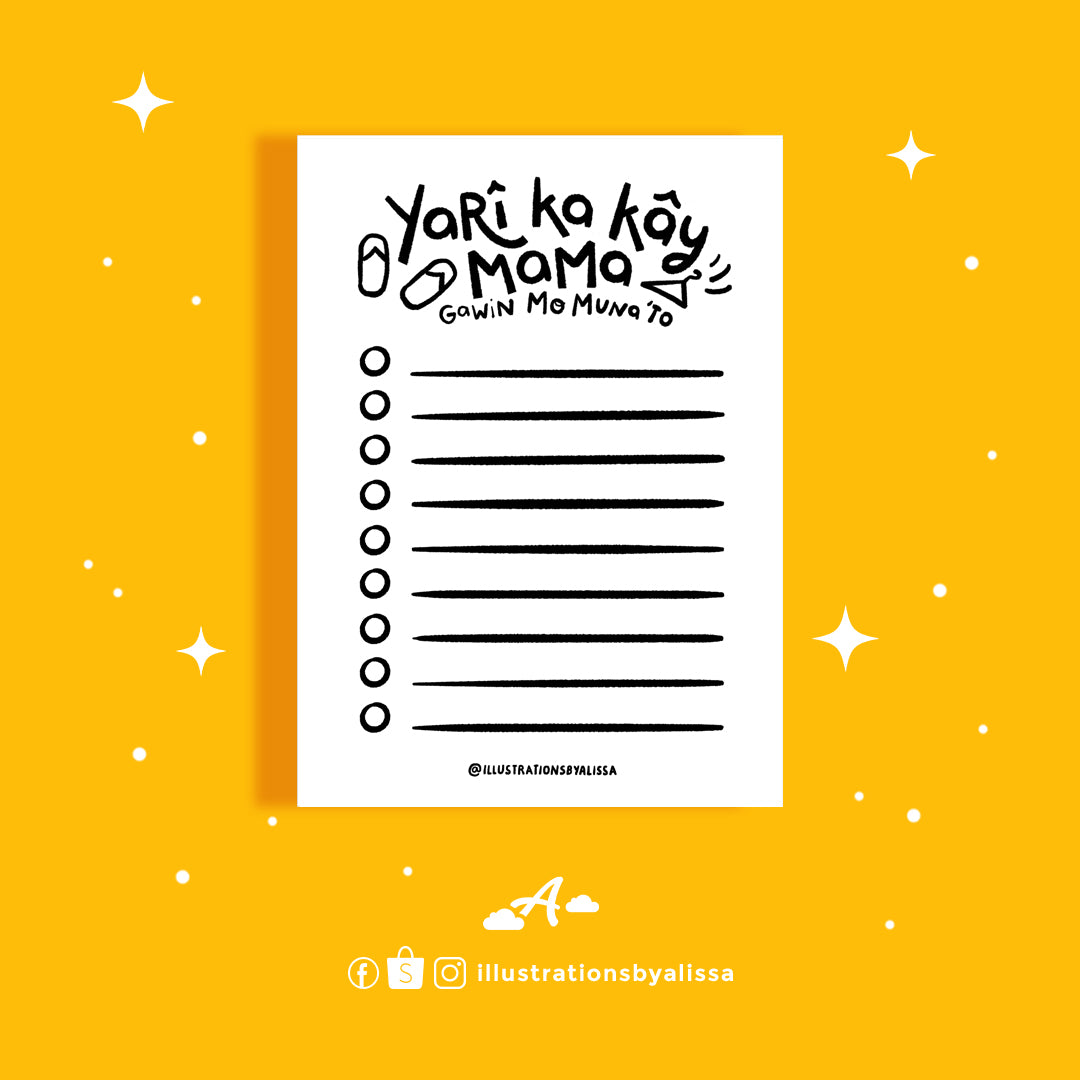 Anti-Procrastination Notepads (Filipino Merch)